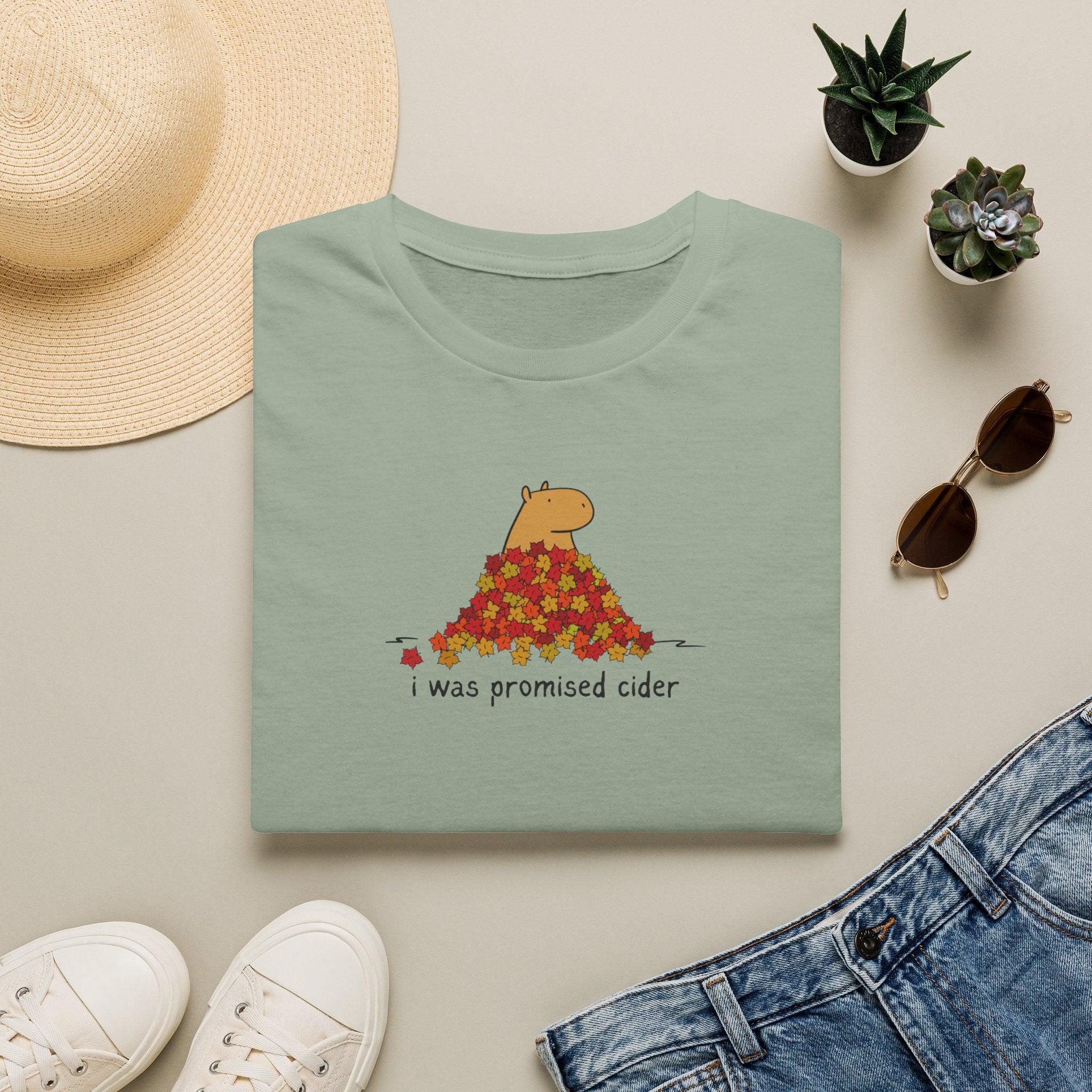 I Was Promised Cider - Capybara Softstyle Adult T-Shirt