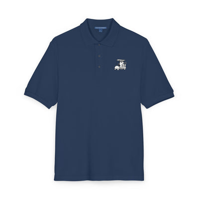 Capybara Cart Captain - Funny Golf Polo Shirt