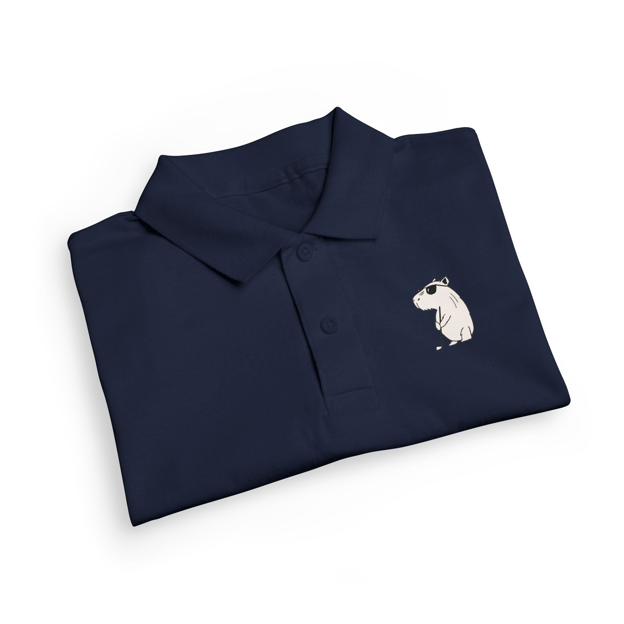 Capybara Chill Kids Golf Polo Shirt