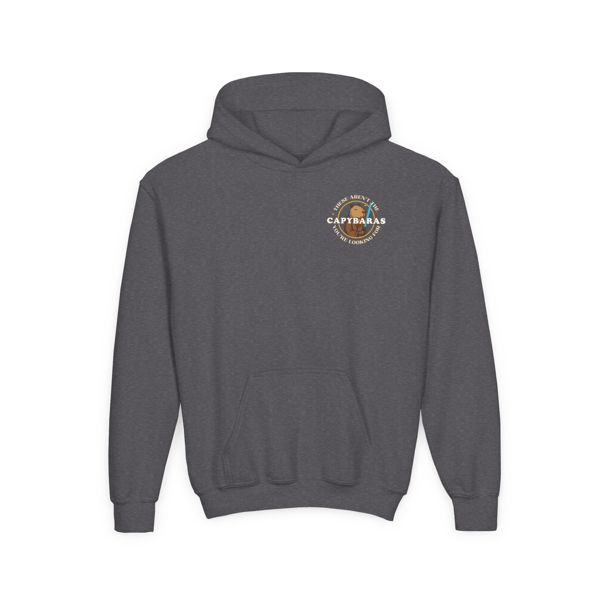Jedi Parody Hoodie – These Aren’t the Capybaras You’re Looking For – Nerd Gift for Girls Boys – Chill Sci-Fi Hoodie