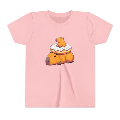 Capybara Donut Bliss - Unisex Youth Tee