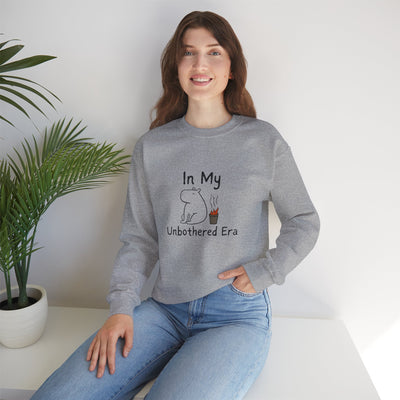"In My Unbothered Era" Capybara Adult Sweatshirt