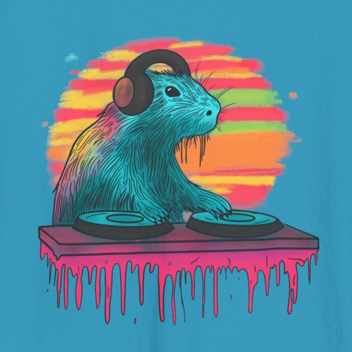 DJ Capybara Retro Music Tank Top