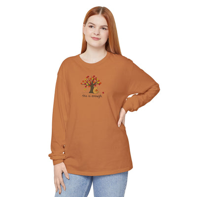 This is Enough Autumn Capybara Long Sleeve Tee