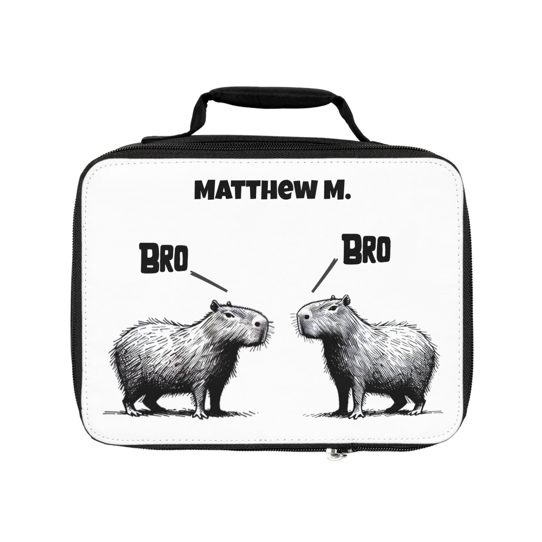 Personalized Capy Bros | Capybara Lunchbox