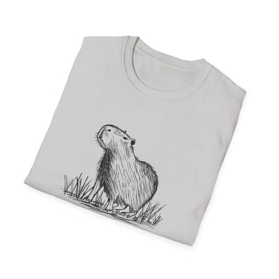 This Is Me Unbothered Shirt – Funny Capybara Softstyle Tee