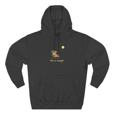Moonlight This is Enough - Capybara Fleece Hoodie