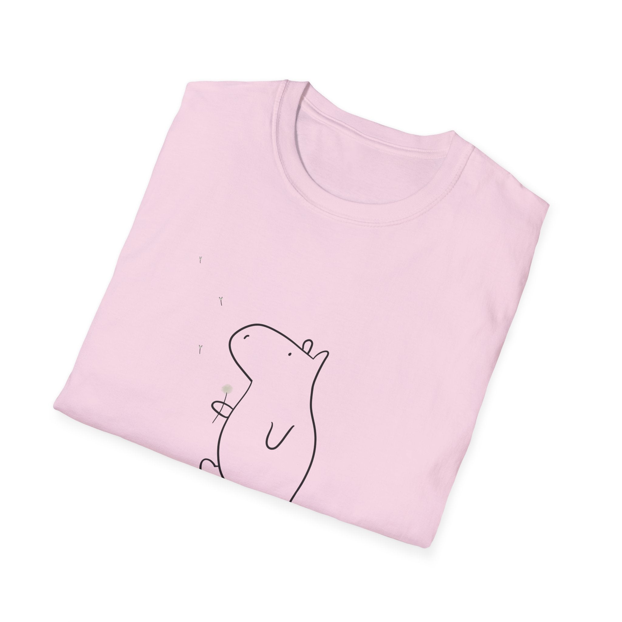 Funny Minimalist Tee - Always. Be. Lollygaggin’. Capybara Shirt
