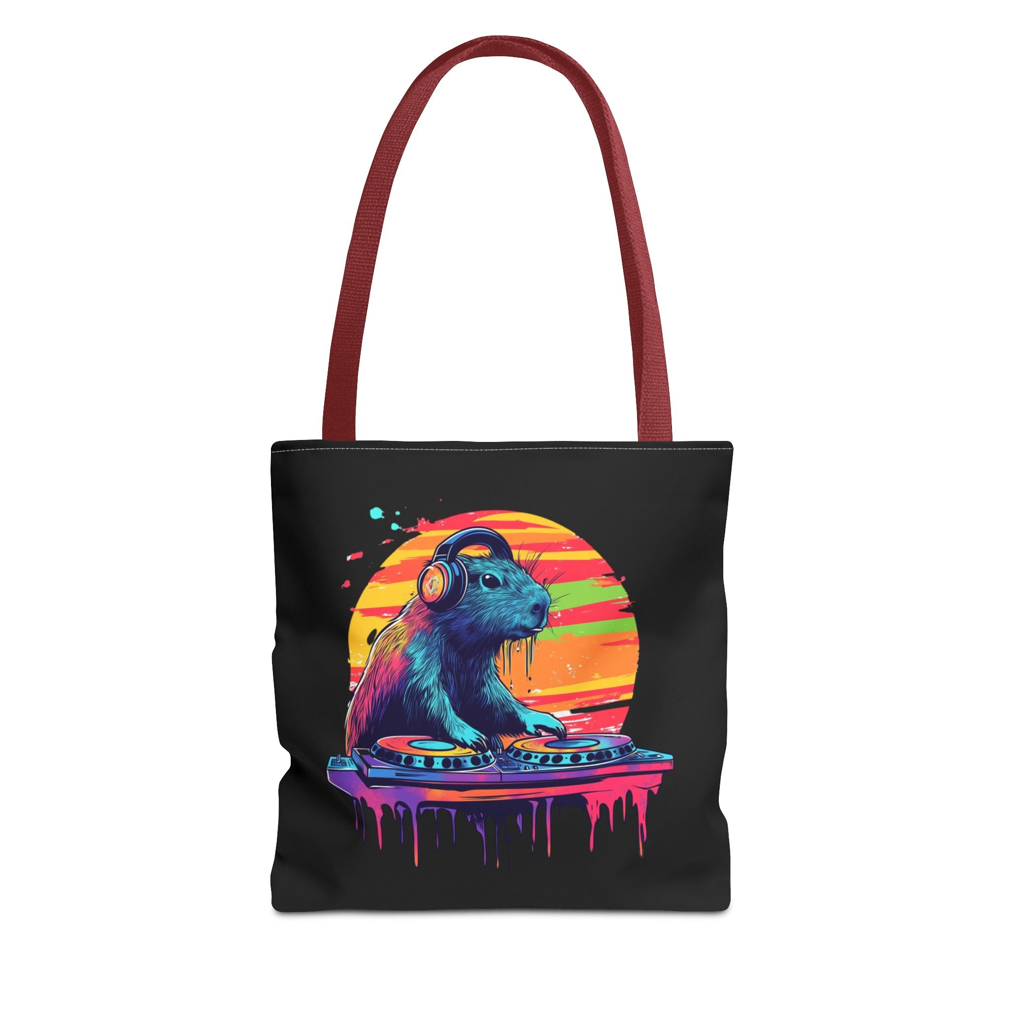 DJ Capybara Tote Bag | Festival Tote, Music Lover Gift, Chill Vibes Accessory