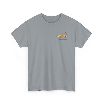 "I live here now"- Capybara Bunker Left Chest Heavy Tee