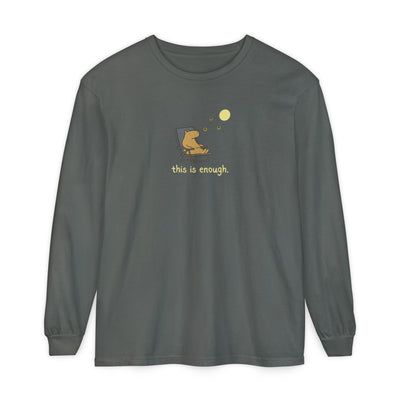 This is Enough Moonlight Capybara Long Sleeve Tee