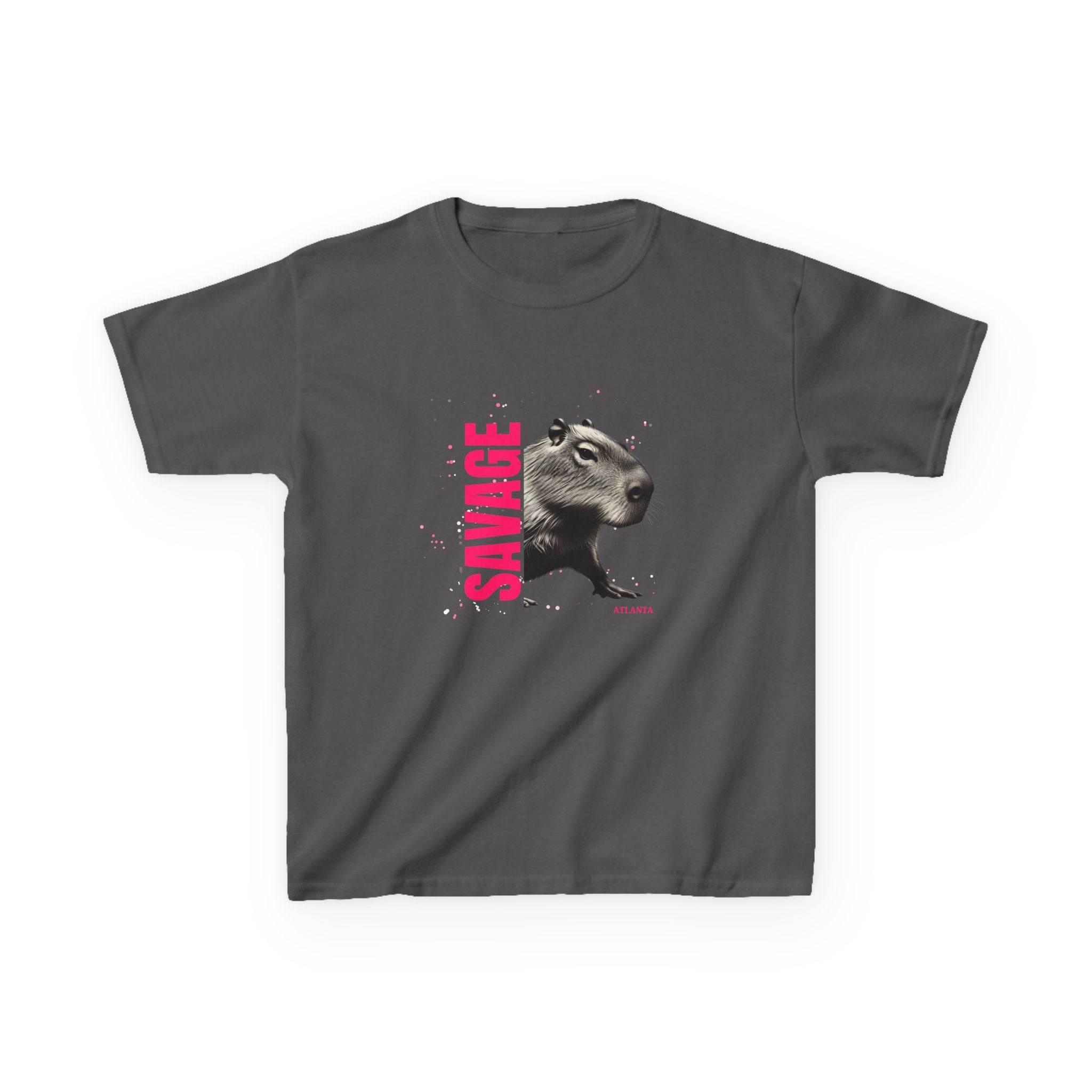 SAVAGE Custom City Capybara T-Shirt | Personalized Streetwear Tee | Bold Urban Animal Shirt | Gift for Youth & Teens | Funny Animal Graphic