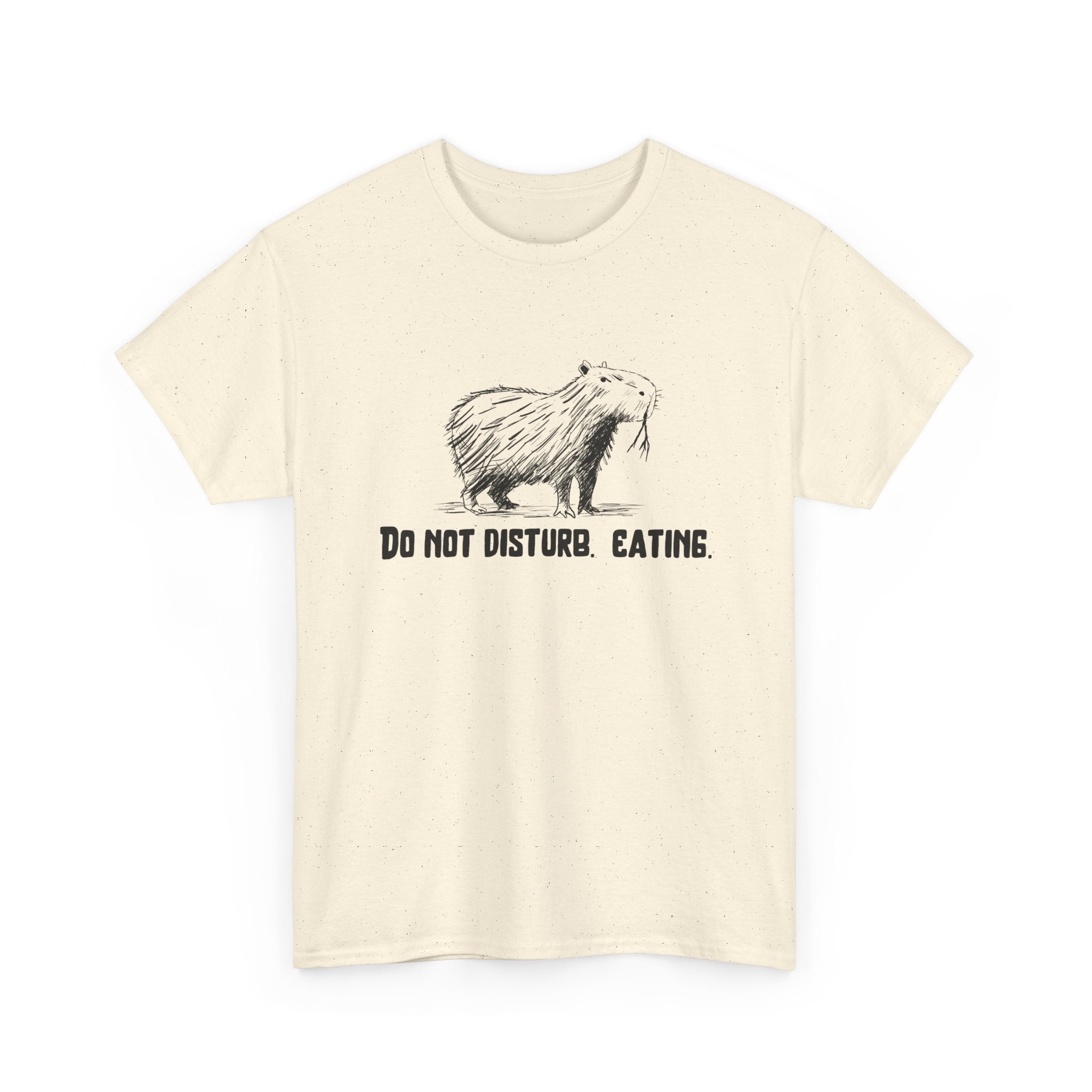 Do Not Disturb. Eating. Capybara Heavy Tee