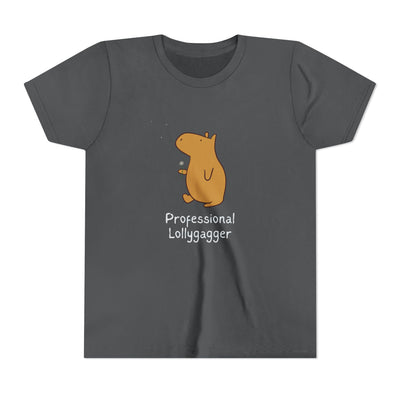 Professional Lollygagger Kids T-Shirt – Funny Capybara Shirt for Kids