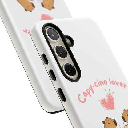 Cute Capybara Phone Case  (Capy-cino Lover Series)