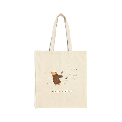 Sweater Weather Capybara Tote Bag