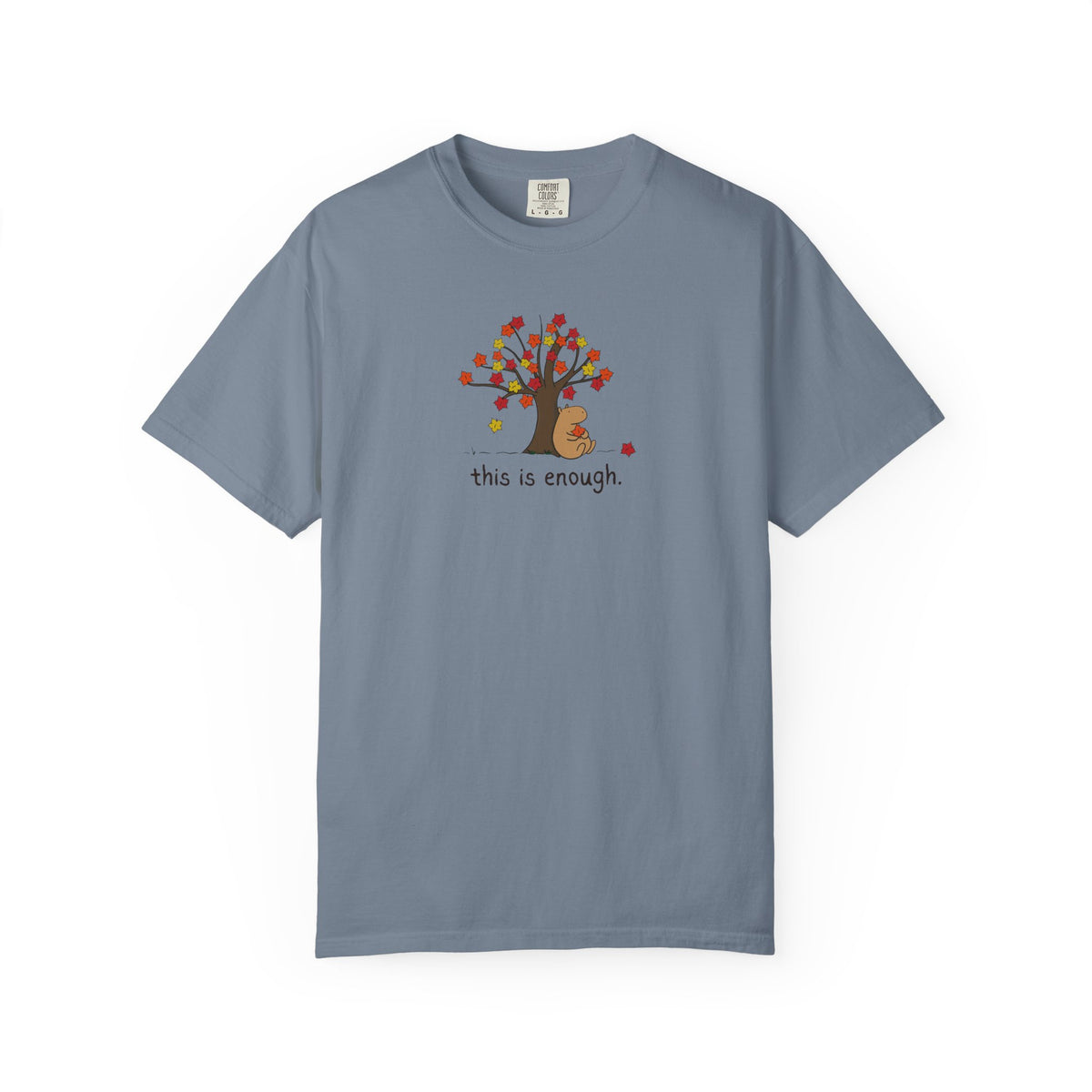 Copy of Autumn Leave This is Enough - Capybara Softstyle Adult T-Shirt