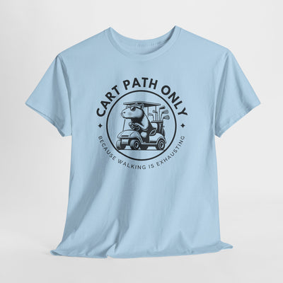 Golf Humor Tee, Unisex Heavy Cotton Tee, Funny Golf Shirt, Gift for Golf Lovers, Casual Wear, Golfer's Gift