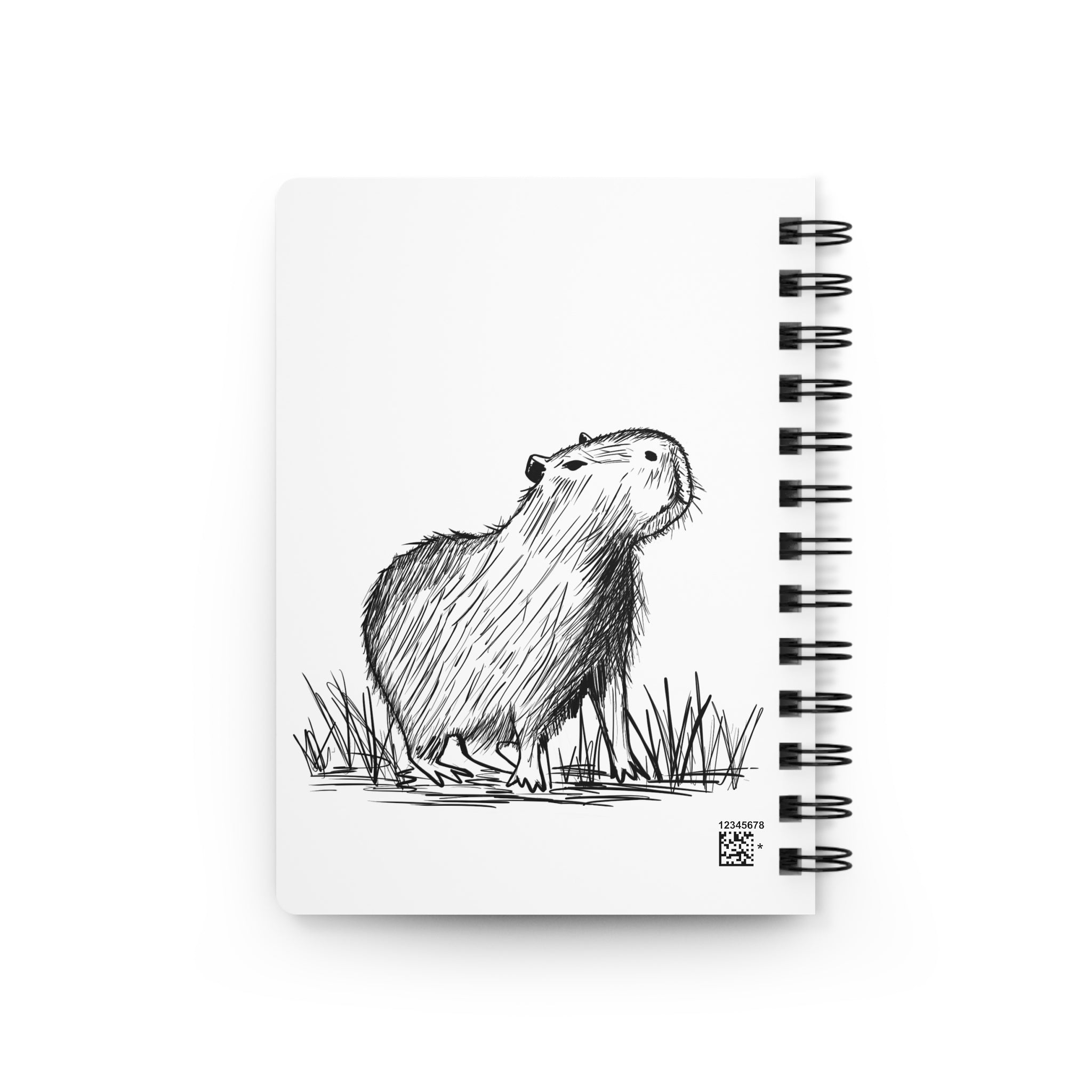 Personalized “This Is Me Unbothered” Capybara Journal – Funny Custom Notebook