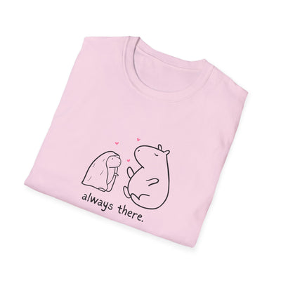 "Always There" Mom Softstyle Adult Tee – Capybara