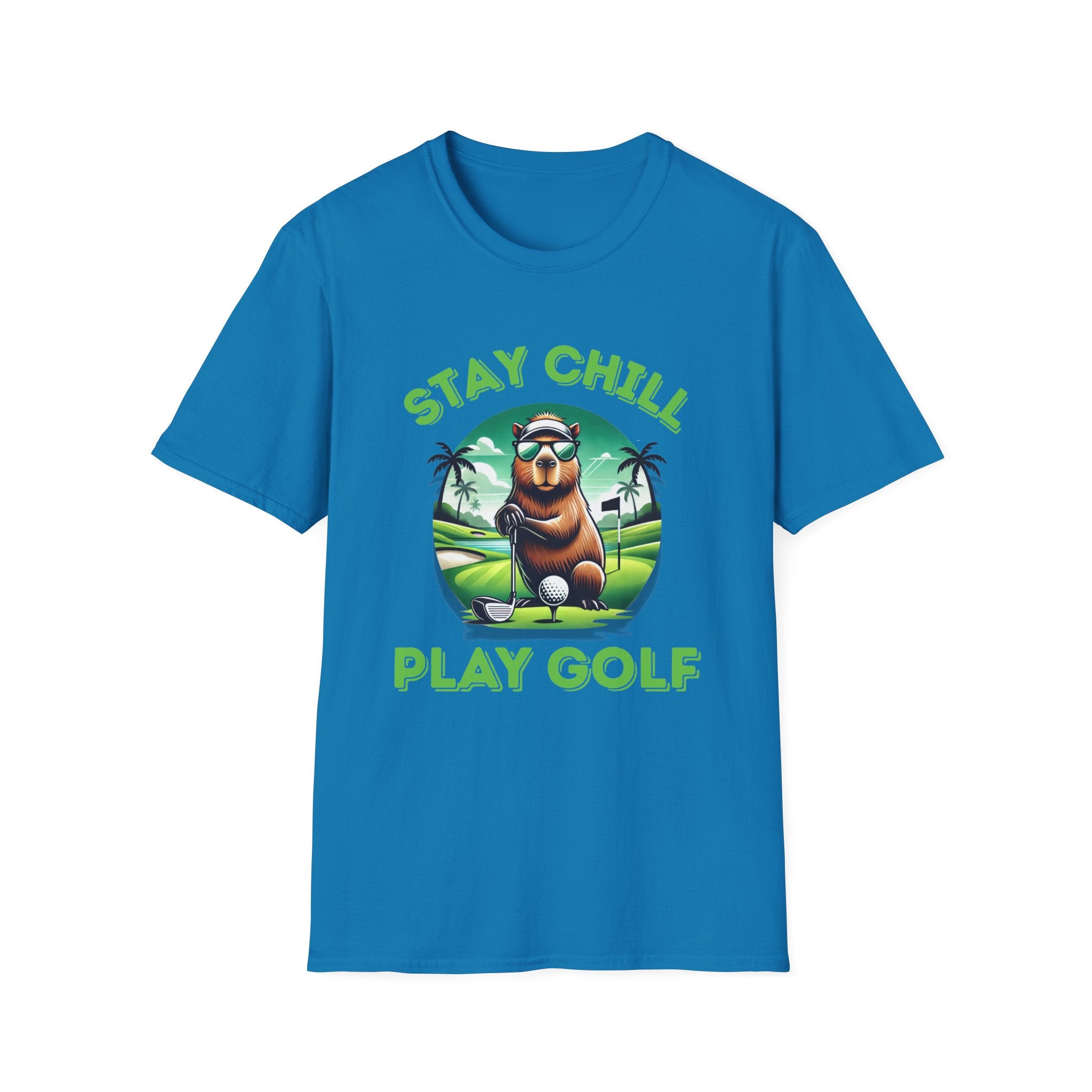 Stay Chill, Play Golf - Unisex Softstyle Tee