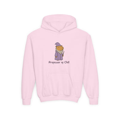 "Professor of Chill” – Capybara Wizard Kids Hoodie