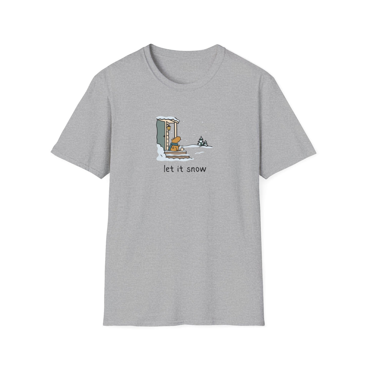 Let it Snow Capybara Softstyle Tee