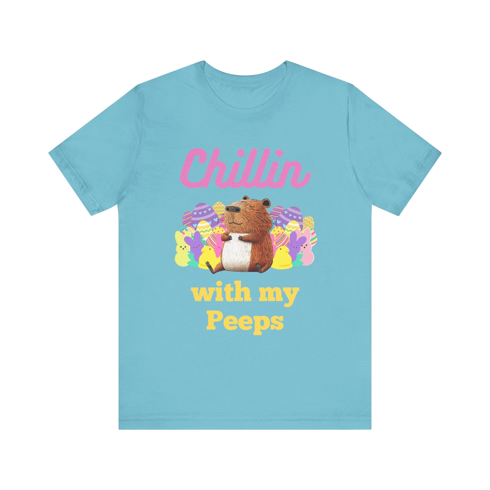 Chillin' with My Peeps - Unisex Jersey Tee (ADULT)