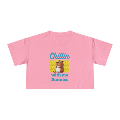 Chillin with my Bunnies - Women's Crop Tee