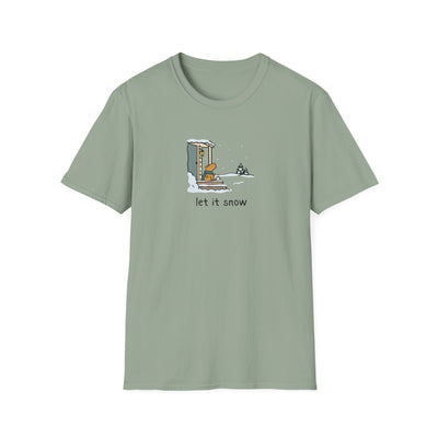 Let it Snow Capybara Softstyle Tee