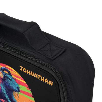 Personalized DJ Capybara Lunchbox Insulated Lunch Tote