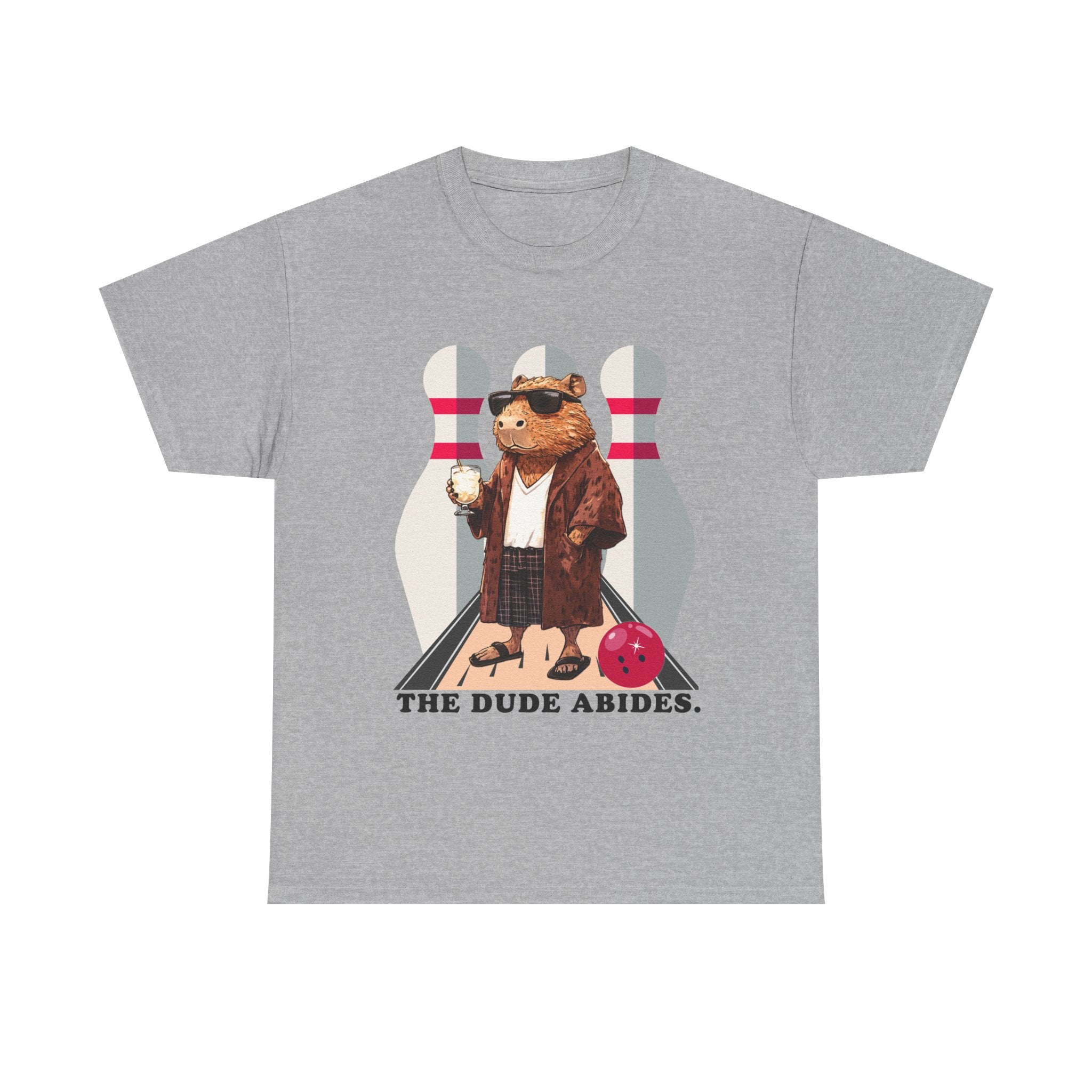 The Big Capybowski - 'The Dude Abides'  - Big Lewboski Fan TShirt