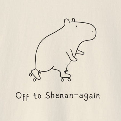 Funny Womens – Capybara Off to Shenan – again Boxy Tee