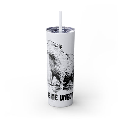 Capybara coffee lover tumbler design - view 6