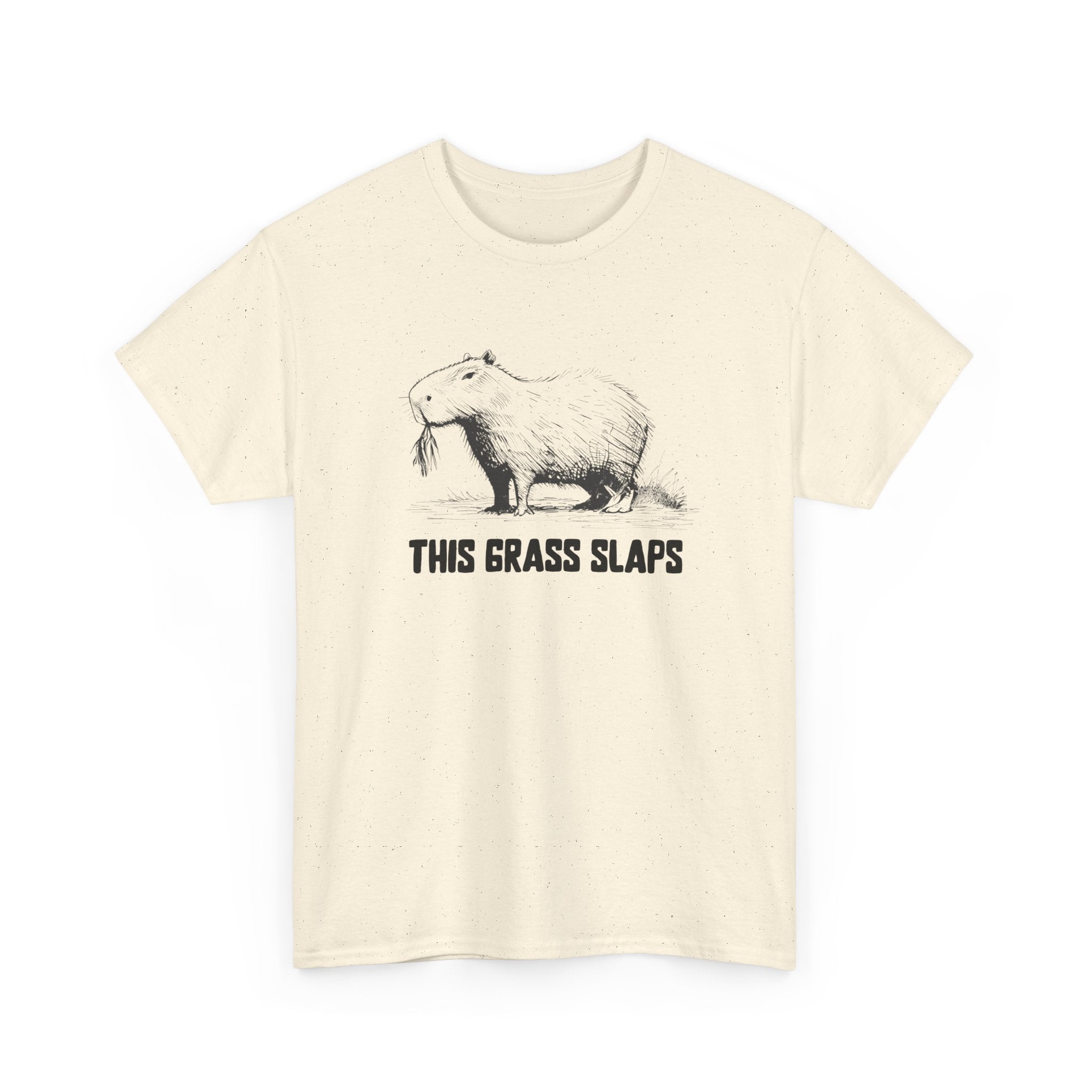 This Grass Slaps T-Shirt | Funny Chill Graphic Heavy Cotton Tee