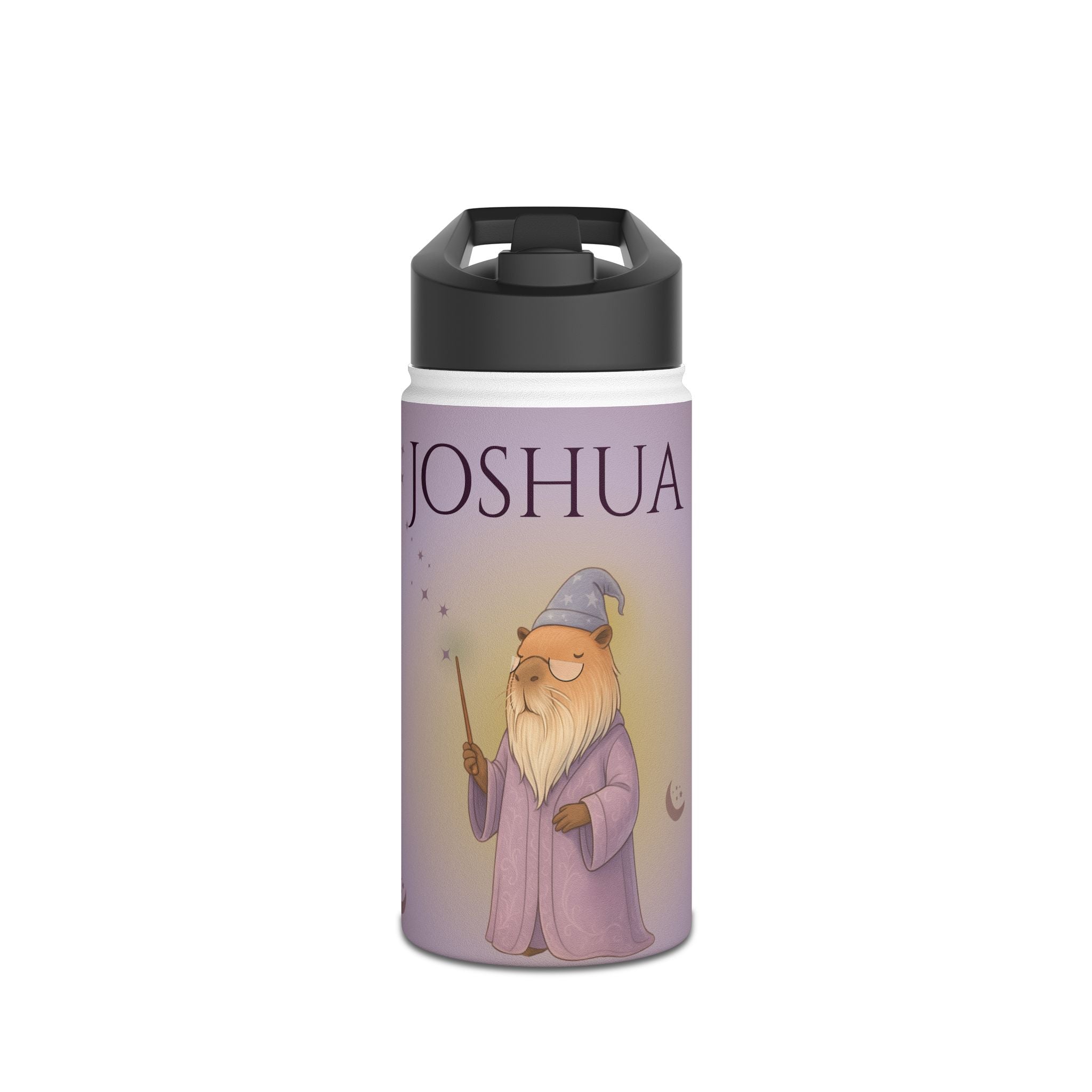 Personalized Professor Chillindore Capybara Water Bottle | Harry Potter Style Kids Gift | Wizard Water Bottle