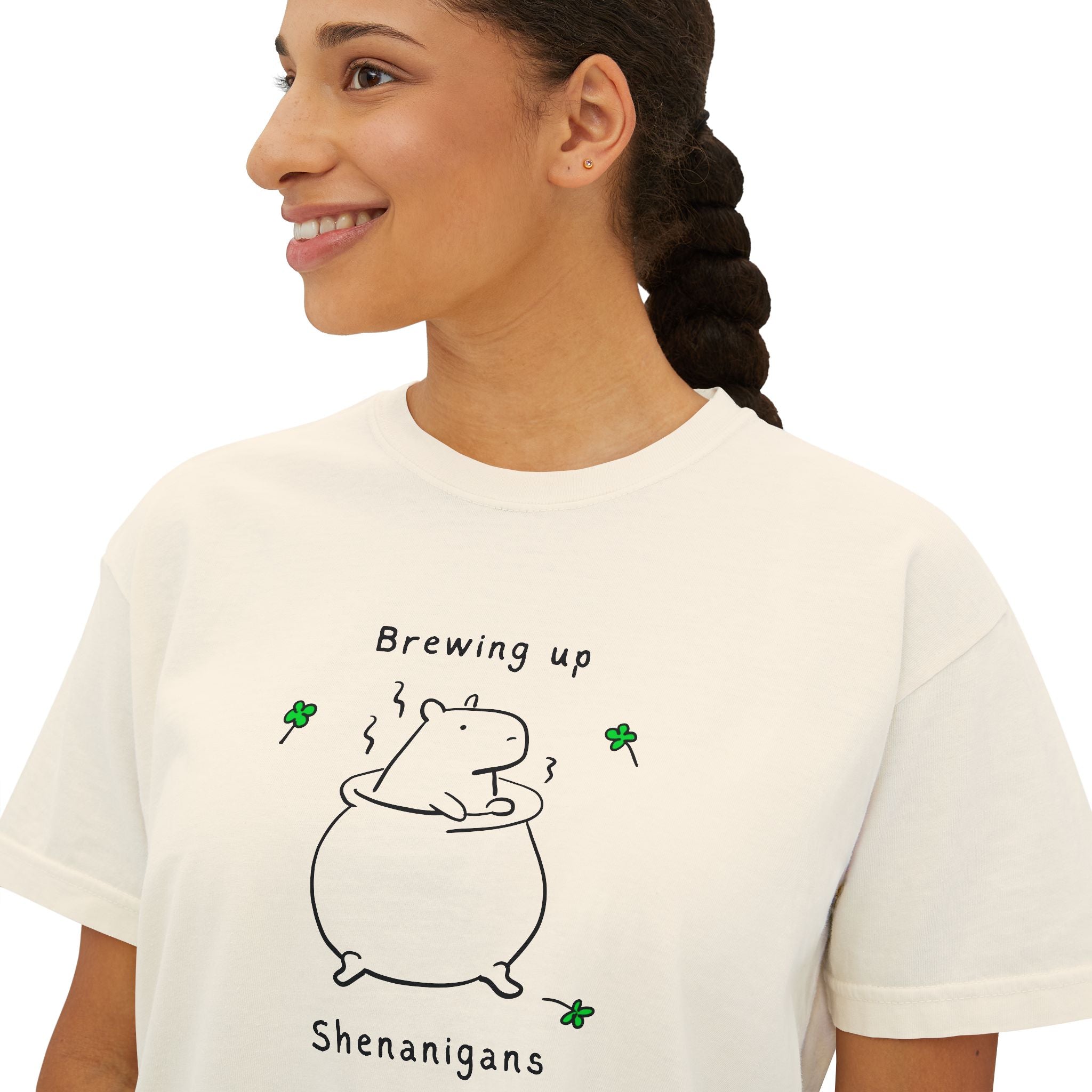 Capybara St Patricks Day t-shirt design - view 8