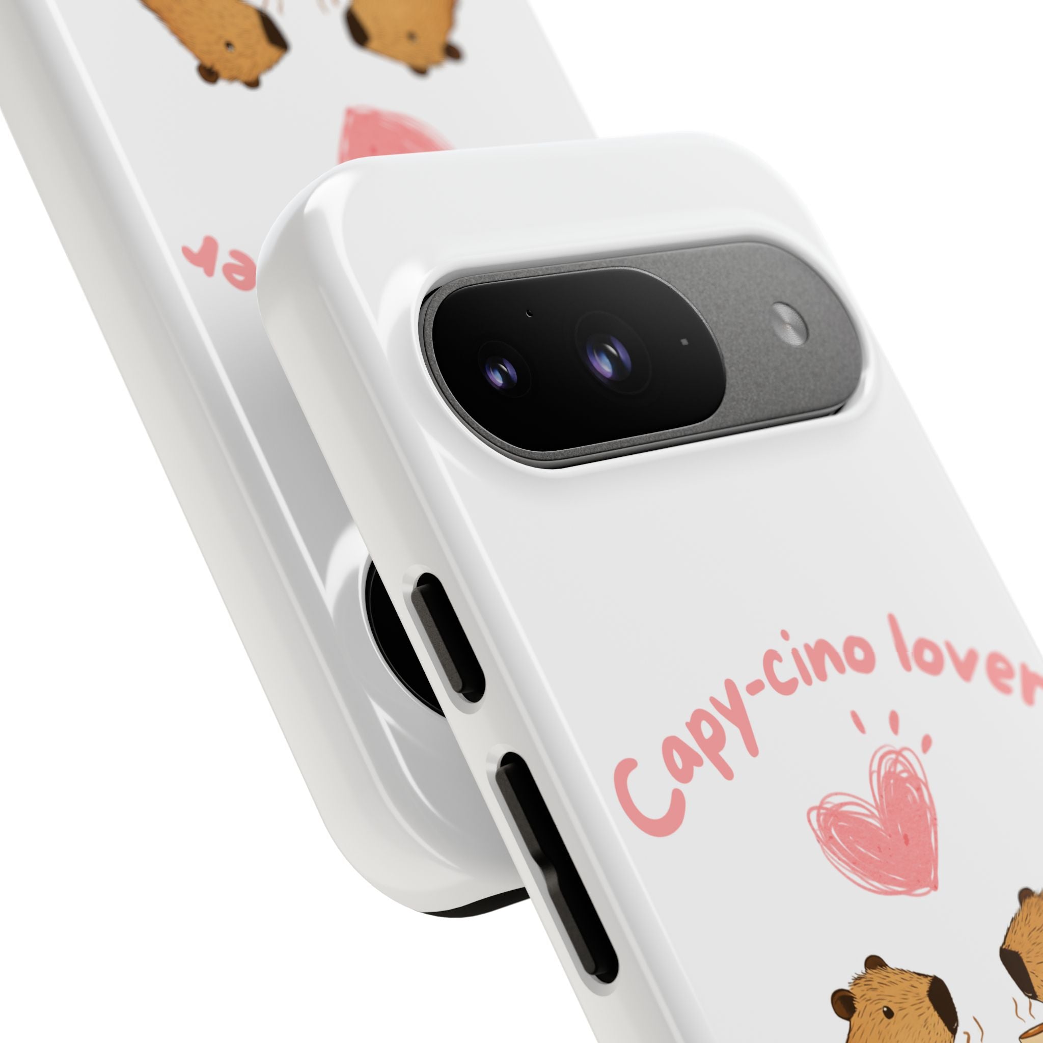 Cute Capybara Phone Case  (Capy-cino Lover Series)