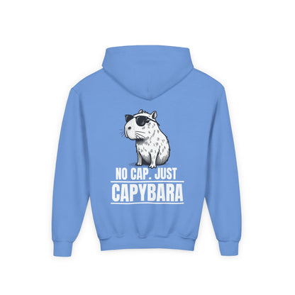 No Cap, Just Capybara Kids Hoodie