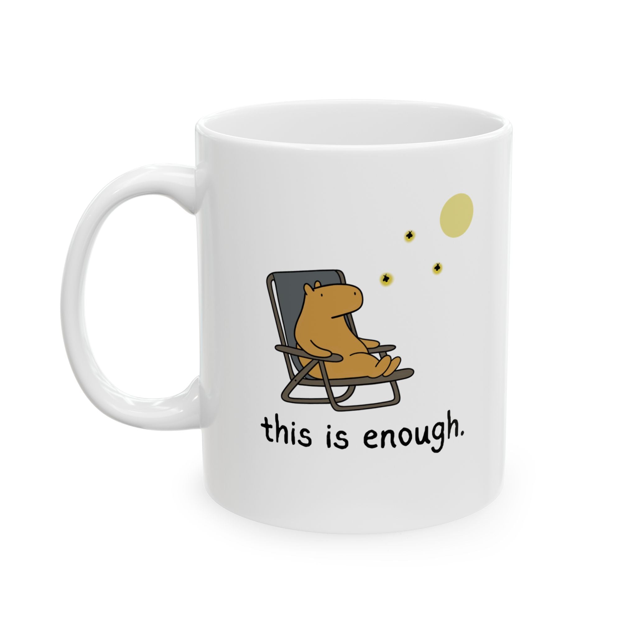 This is Enough Moonlight Capybara Mug
