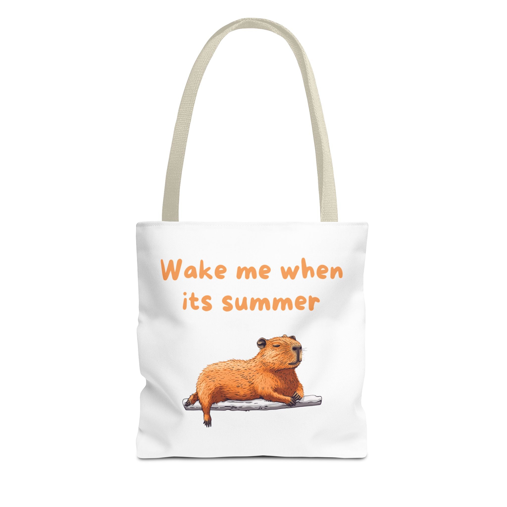 Wake Me When It's Summer Capybara - Tote Bag