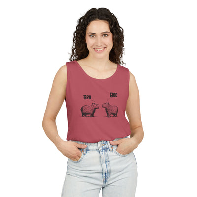 “Bro Bro’” Funny Capybara Premium Comfort Colors Tank
