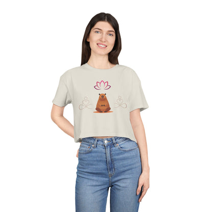 Zen & Unbothered - Women's Crop Tee