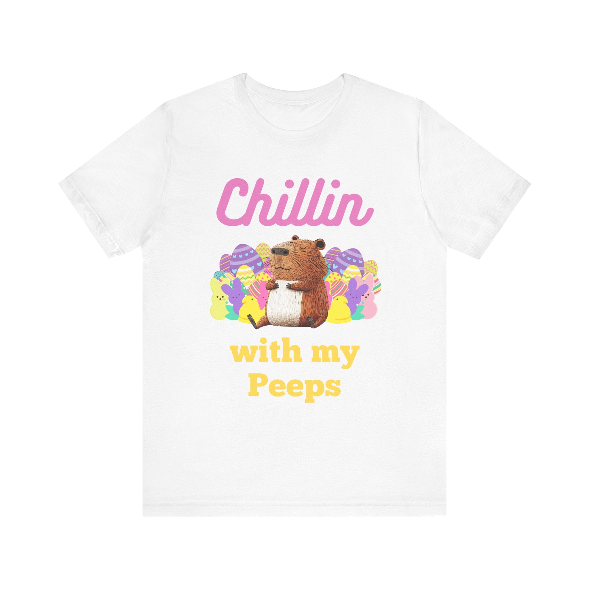 Chillin' with My Peeps - Unisex Jersey Tee (ADULT)