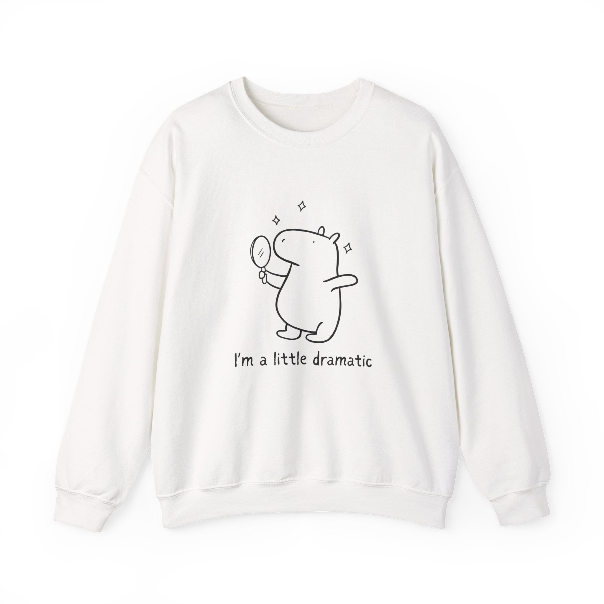 I'm a little dramatic – Funny Capybara Crewneck Sweatshirt