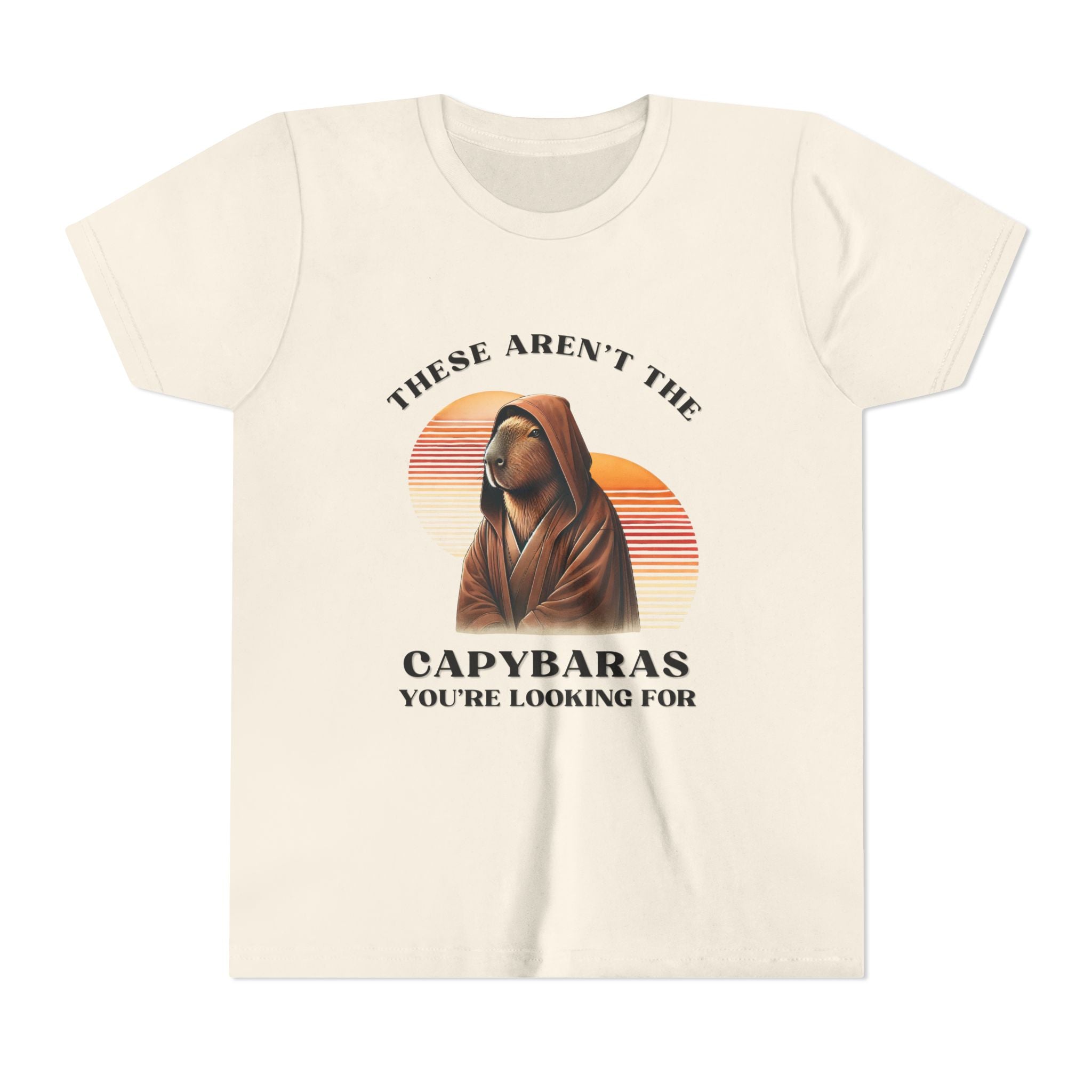 "These Aren’t the Capybaras You’re Looking For” – Funny Star Wars Unisex Youth Tee