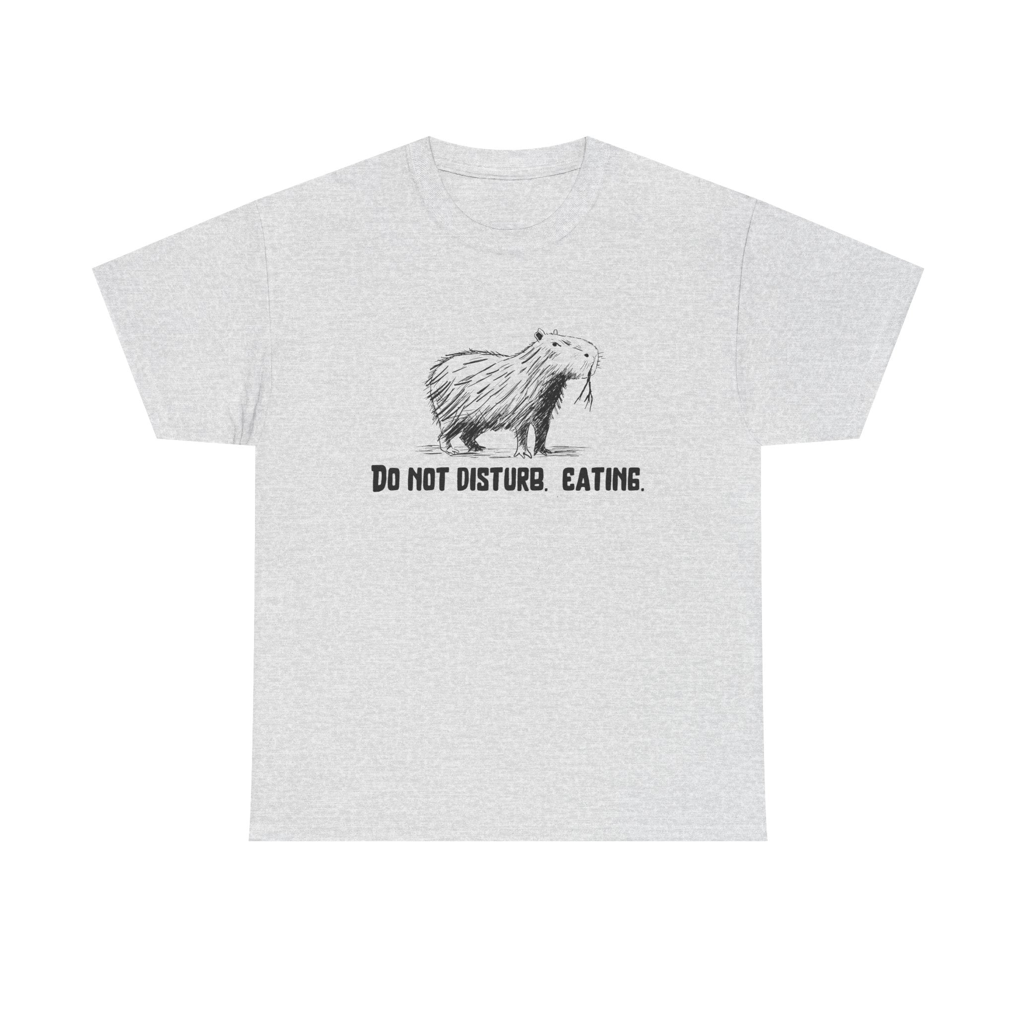 Do Not Disturb. Eating. Capybara Heavy Tee