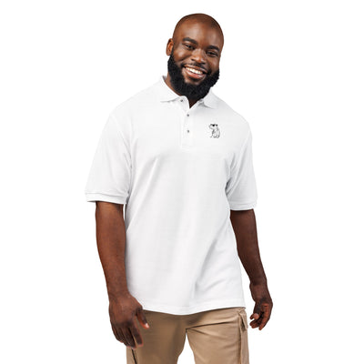 Capybara Chill Funny Embroidered Golf Polo