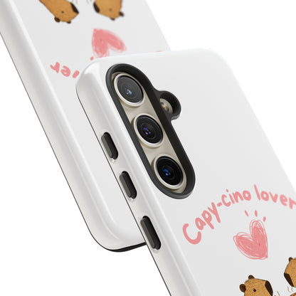 Cute Capybara Phone Case  (Capy-cino Lover Series)