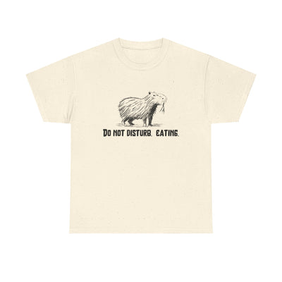 Do Not Disturb. Eating. Capybara Heavy Tee